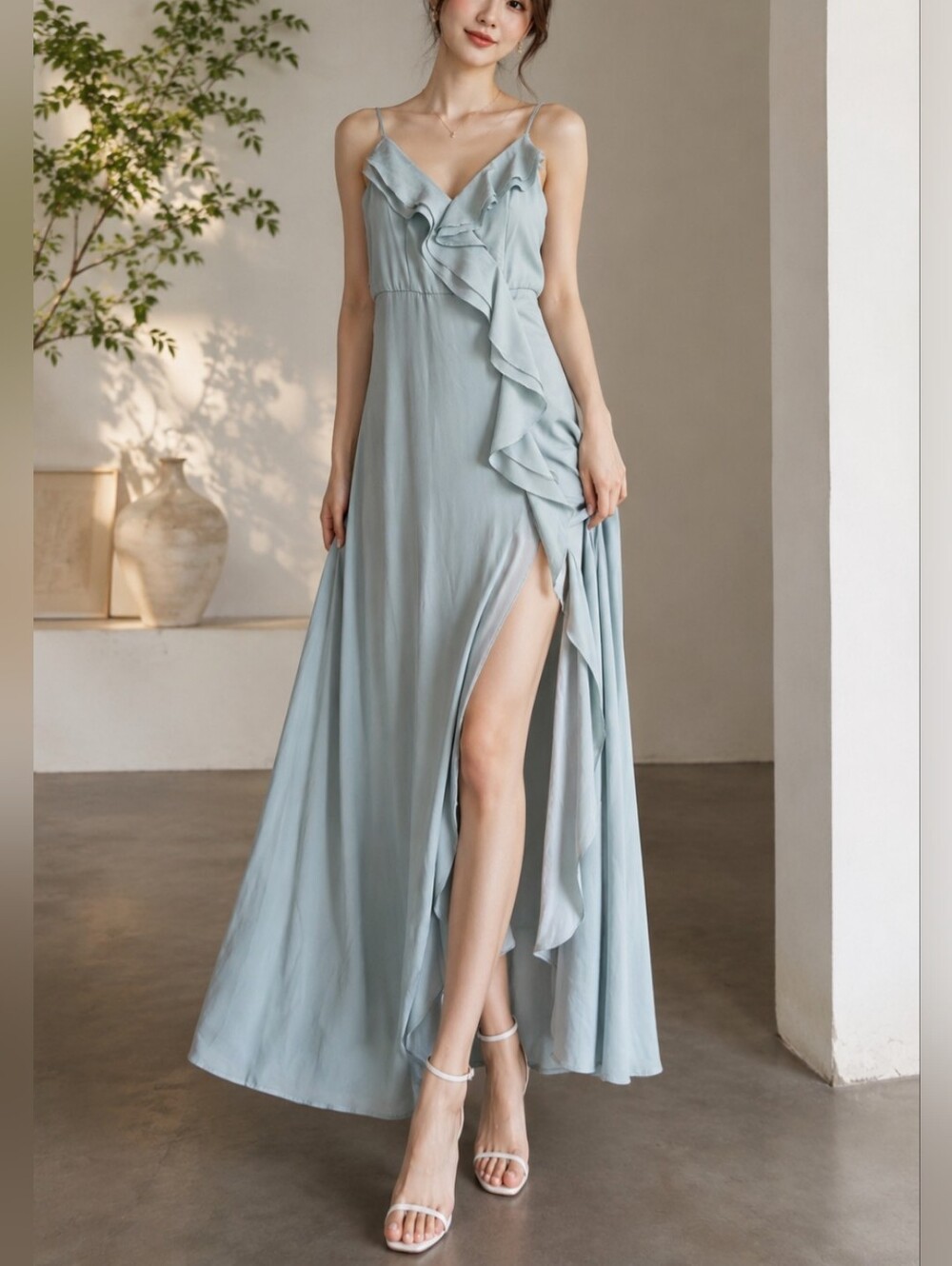 David’s bridal DB Studio Floor Length Bridesmaids Dress Size 10